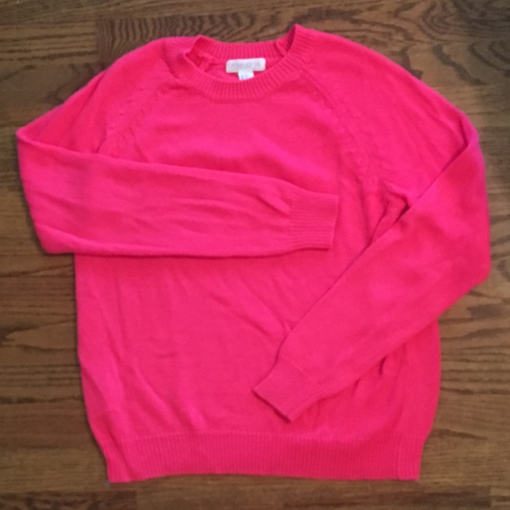 Hot pink sweater